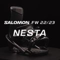 Wiązania snowboardowe damskie Salomon Nesta W black 10