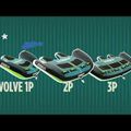 Pływadło do holowania JOBE Revolve Towable 2P blue/green 6