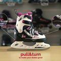 Rolki dziecięce FILA Wizy black/salmon 10