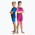 Pianka do pływania dziecięca AQUASTIC surfingowa z neoprenu 1.5 mm WAVEY różowy 7