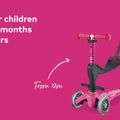 Hulajnoga trójkołowa dziecięca Micro Mini 3in1 Deluxe pink 12