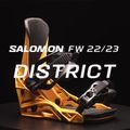 Wiązania snowboardowe męskie Salomon District 2023 black 9