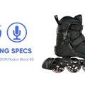 Rolki męskie Powerslide Radon 80 black 15