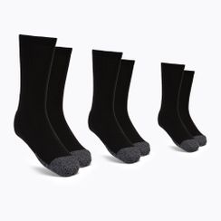 Skarpety Under Armour Heatgear Crew 3 pary black/black/stee