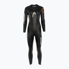 Pianka triathlonowa damska HEAD Ow Shell Fs 3.2.2 mm black/orange