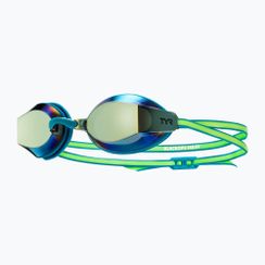 Okulary do pływania TYR Blackops 140 Ev Racing Mirrored turquoise/lime