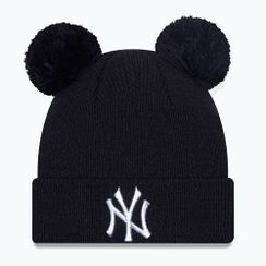 Czapka damska New Era Female Metalic Logo Beanie New York Yankees black
