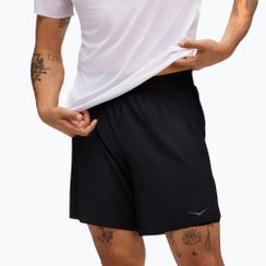 Spodenki do biegania męskie HOKA Glide 7'' 2in1 black