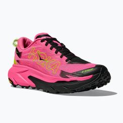 Buty do biegania damskie HOKA Matafe 5 neon rose/black