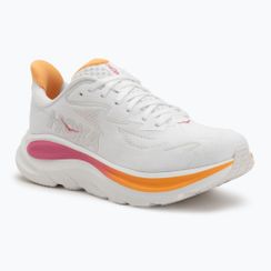 Buty do biegania damskie HOKA Clifton 10 white/electric rose