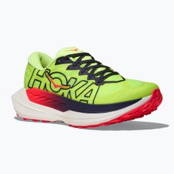 Buty do biegania damskie HOKA Rocket X Trail neon yuzu/neon flame