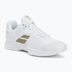 Buty do tenisa męskie Babolat 22 SFX3 All Court Wimbledon white/gold