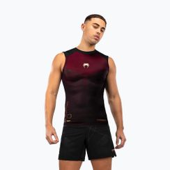 Koszulka treningowa męska Venum Tactical XT 05522  Rashguards black/burgundy/gold