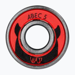 Łożyska Wicked ABEC 5 8-pack czerwono-czarne 310035