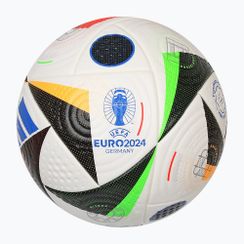 Piłka do piłki nożnej adidas Fussballliebe Pro EURO 2024 white/black/glow blue rozmiar 5