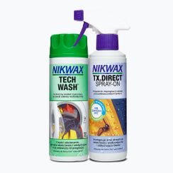 Zestaw do pielęgnacji odzieży przeciwdeszczowej Nikwax Tech Wash + TX.Direct Spray-On 2 x 300 ml