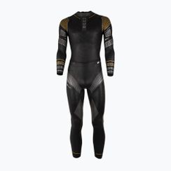 Pianka triathlonowa męska HUUB Pinnacle 5:3 mm silver/yellow