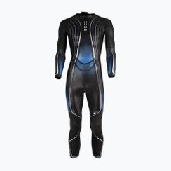 Pianka triathlonowa męska HUUB Agilis II Back Zip 3.5 metalic blue