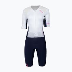 Kombinezon triathlonowy damski HUUB Anemoi 3 SUB22 white/navy/pink