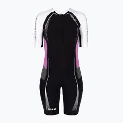 Kombinezon triathlonowy damski HUUB Anemoi Aero Tri Suit black/white/pink