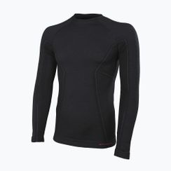 Koszulka termoaktywna męska Brubeck Active Wool 9935 czarna LS12820