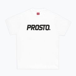 T-shirt męski PROSTO Classic XXII biały KL222MTEE1071