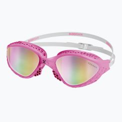 Okulary do pływania BuddySwim OzeanX Mirror pink/white/ iridium