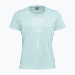 Koszulka tenisowa damska HEAD Typo sky blue