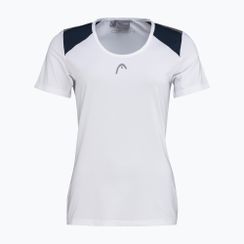 Koszulka tenisowa damska HEAD Club 22 Tech white/dark blue