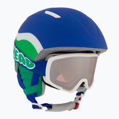 Kask narciarski dziecięcy HEAD Mojo Set + Gogle Jr blue/green/silver red