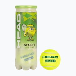 Piłki tenisowe dziecięce HEAD Stage 1 3 szt. green