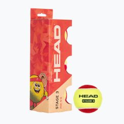 Piłki tenisowe dziecięce HEAD Stage 3 3 szt. red