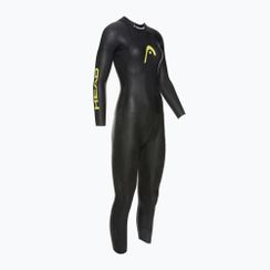 Pianka triathlonowa damska HEAD Ow Free 3.2 mm black/yellow