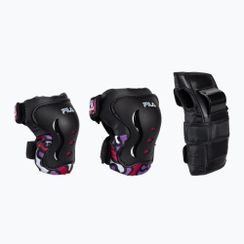 Zestaw ochraniaczy dziecięcych FILA FP Gears black/pink