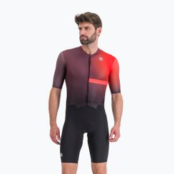 Kombinezon rowerowy męski Sportful Bomber pomarańczowo-czarny 1122028.623