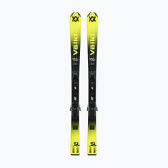 Narty zjazdowe dziecięce Völkl Racetiger Jr Yellow + wiązania 4.5 VMotion Jr 100-120 cm black