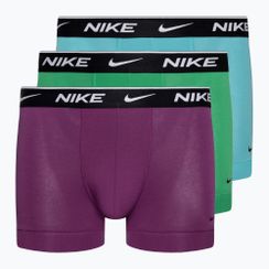 Bokserki męskie Nike Everyday Cotton Stretch Trunk 3 pary green/violet/blue