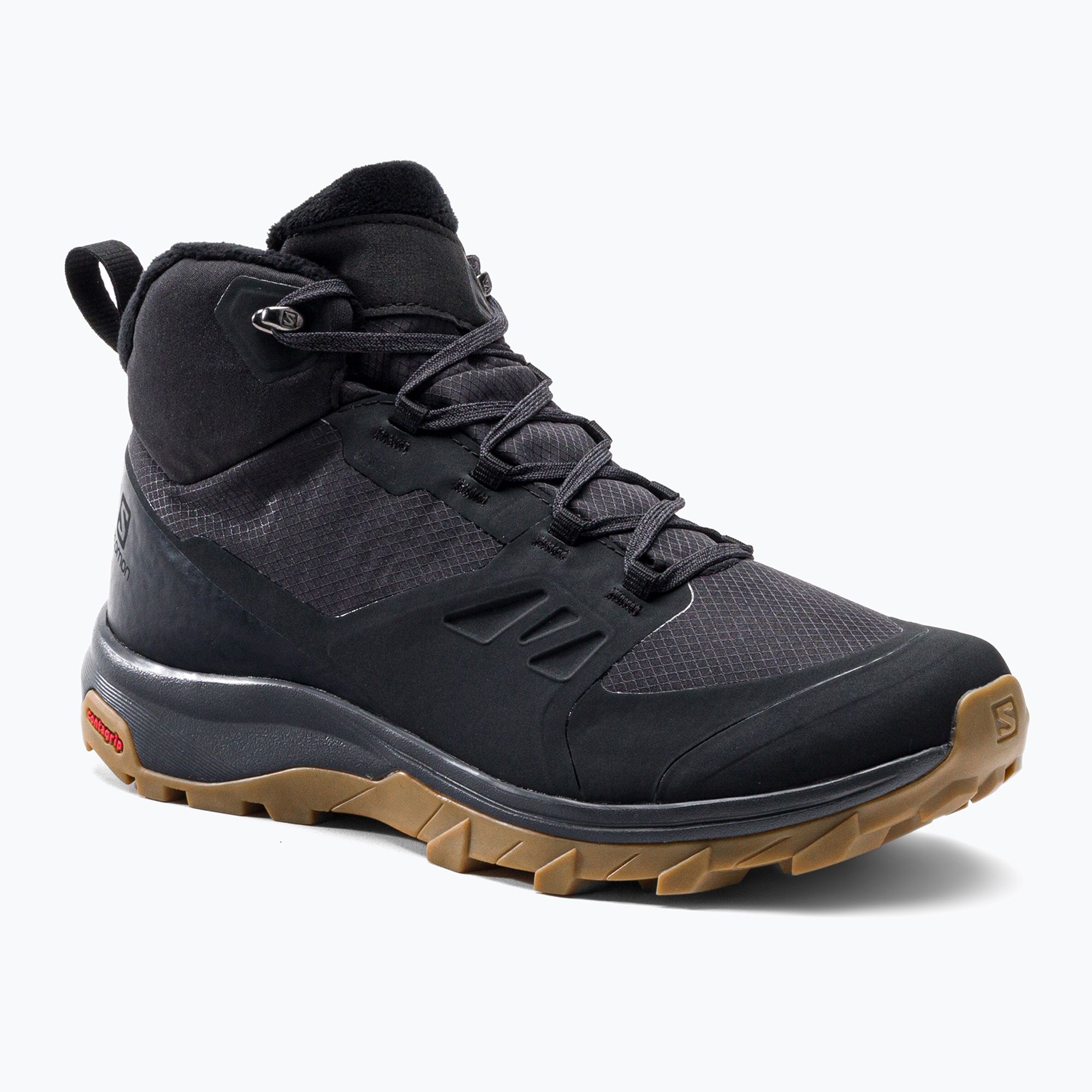 Buty zimowe  męskie Salomon Outsnap CSWP black/ebony/gum1a 