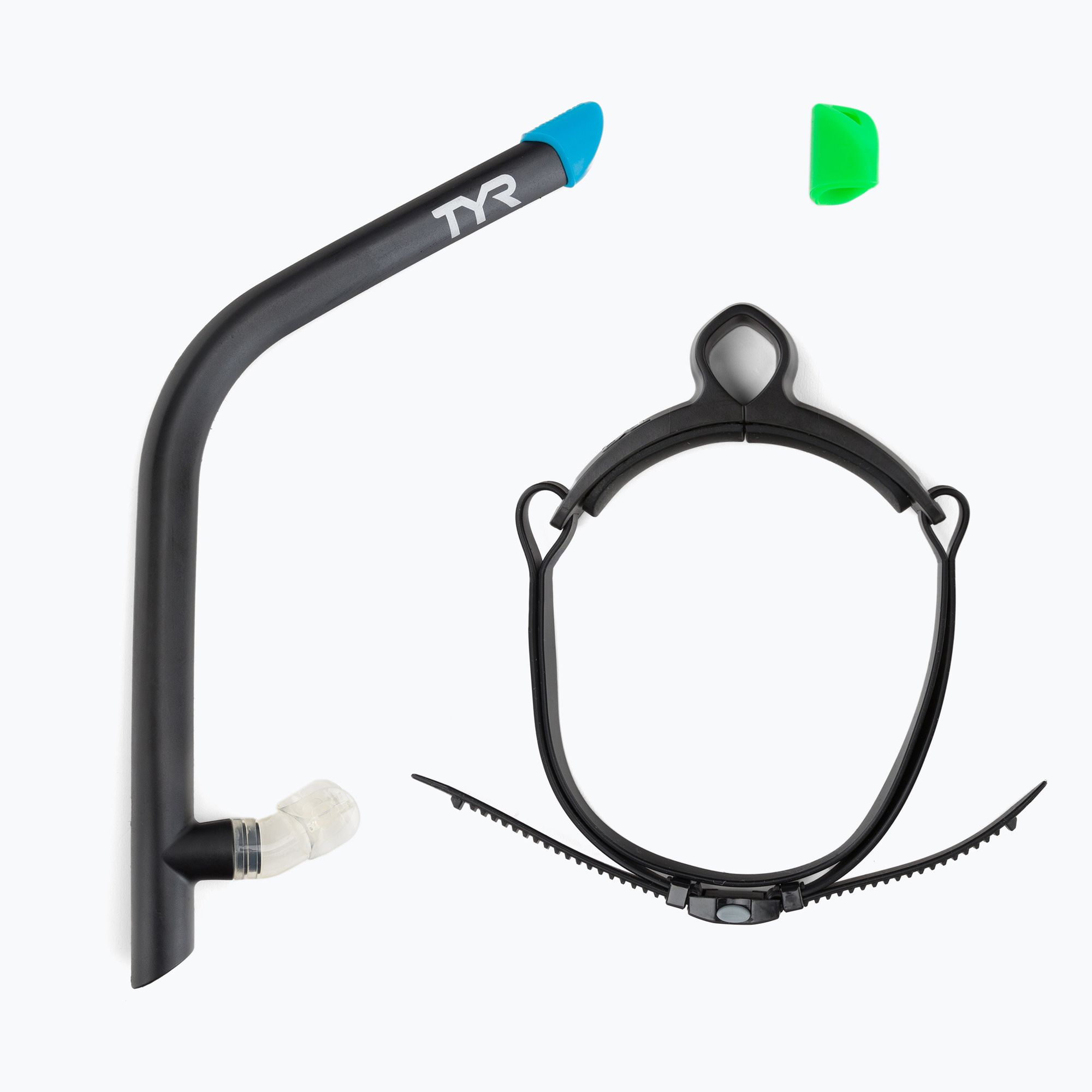 Rurka czołowa do pływania TYR Ultralite Snorkel 2.0 black 