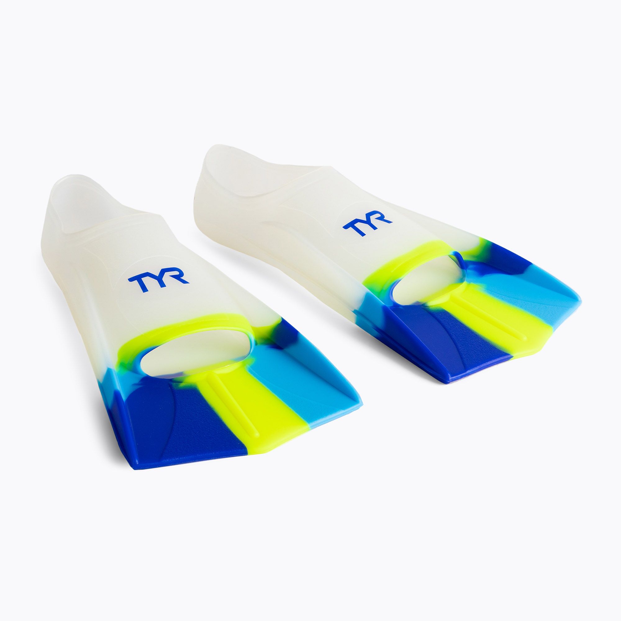 Płetwy do pływania TYR Stryker Silicone 39-40 EU white/multicolour 