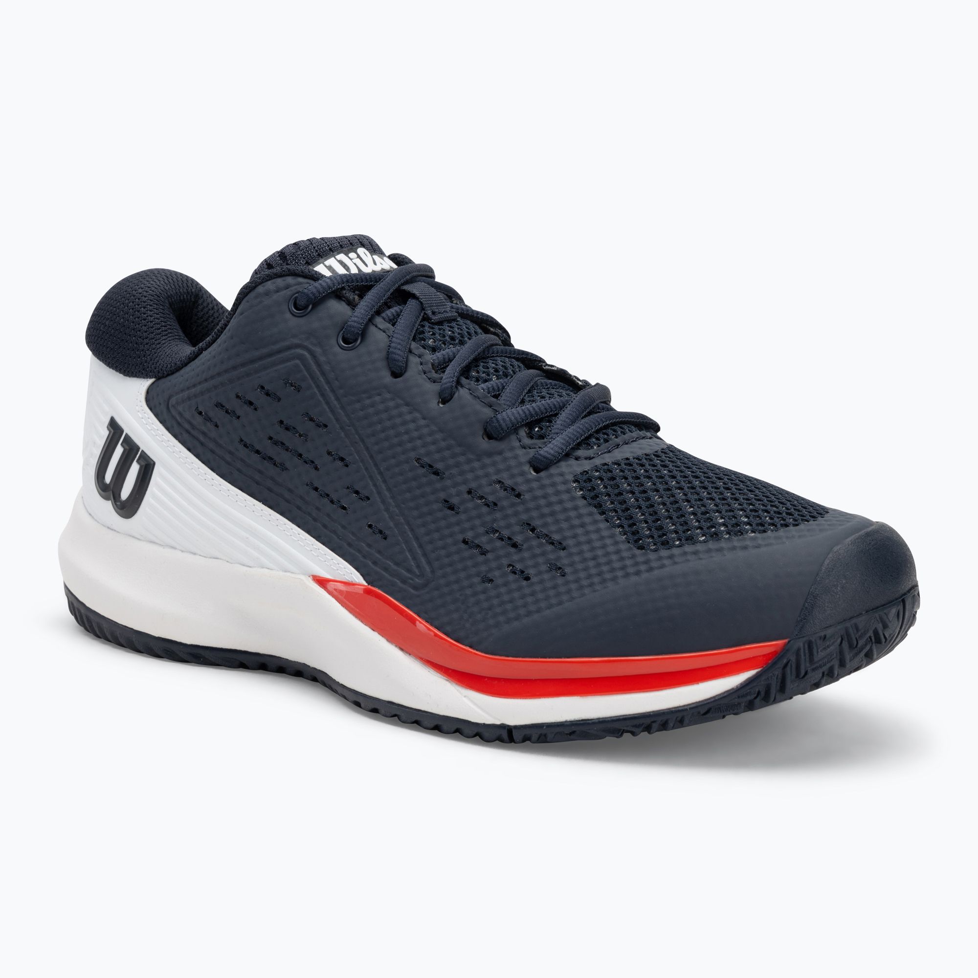 Buty do tenisa męskie Wilson Rush Pro Ace navy blazer/ white/ wilson red 
