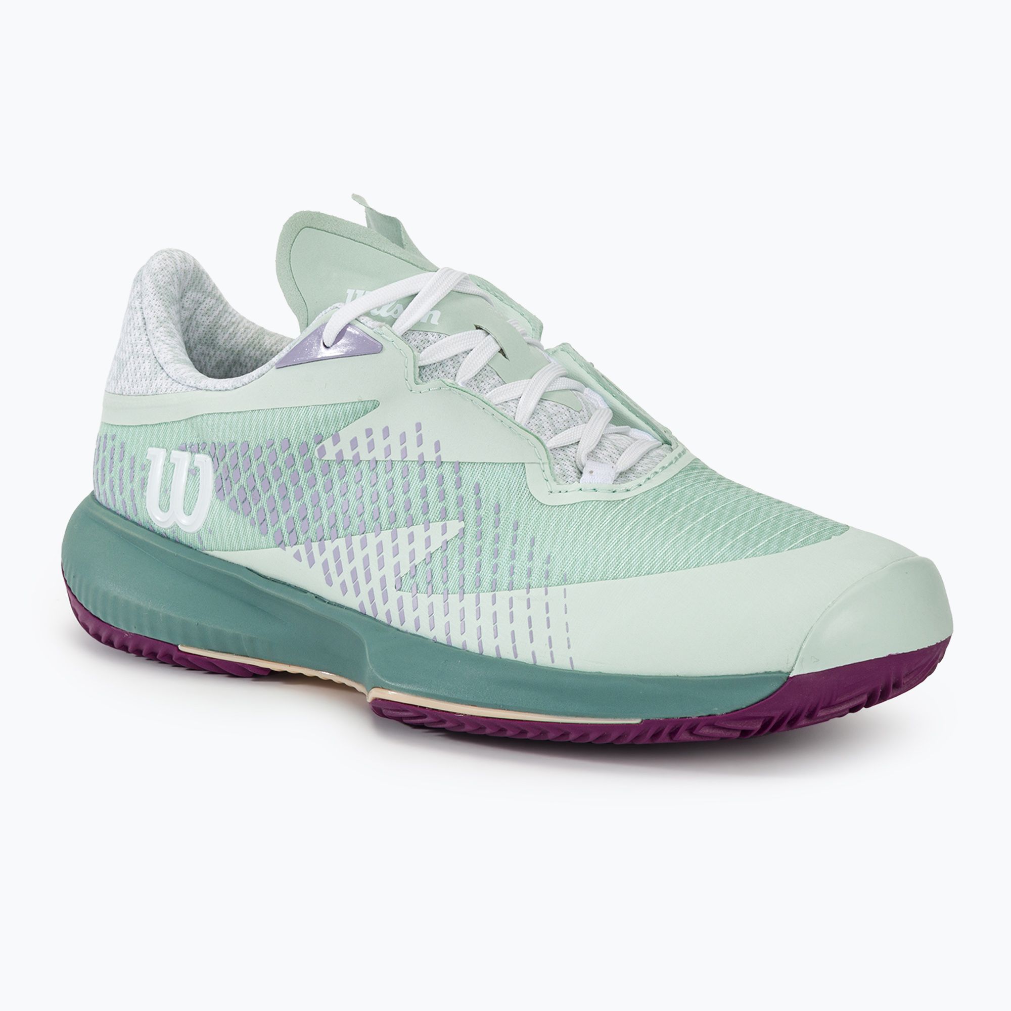 Buty do tenisa damskie Wilson Kaos Swift 1.5 Clay W opal blue/stormy sea/phlox 