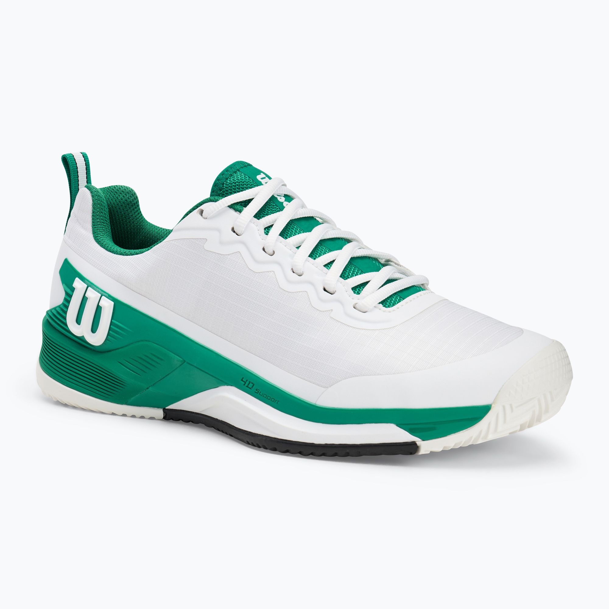 Buty do tenisa męskie Wilson Rush Pro 4.5 Clay white/ bosphorus/ black 
