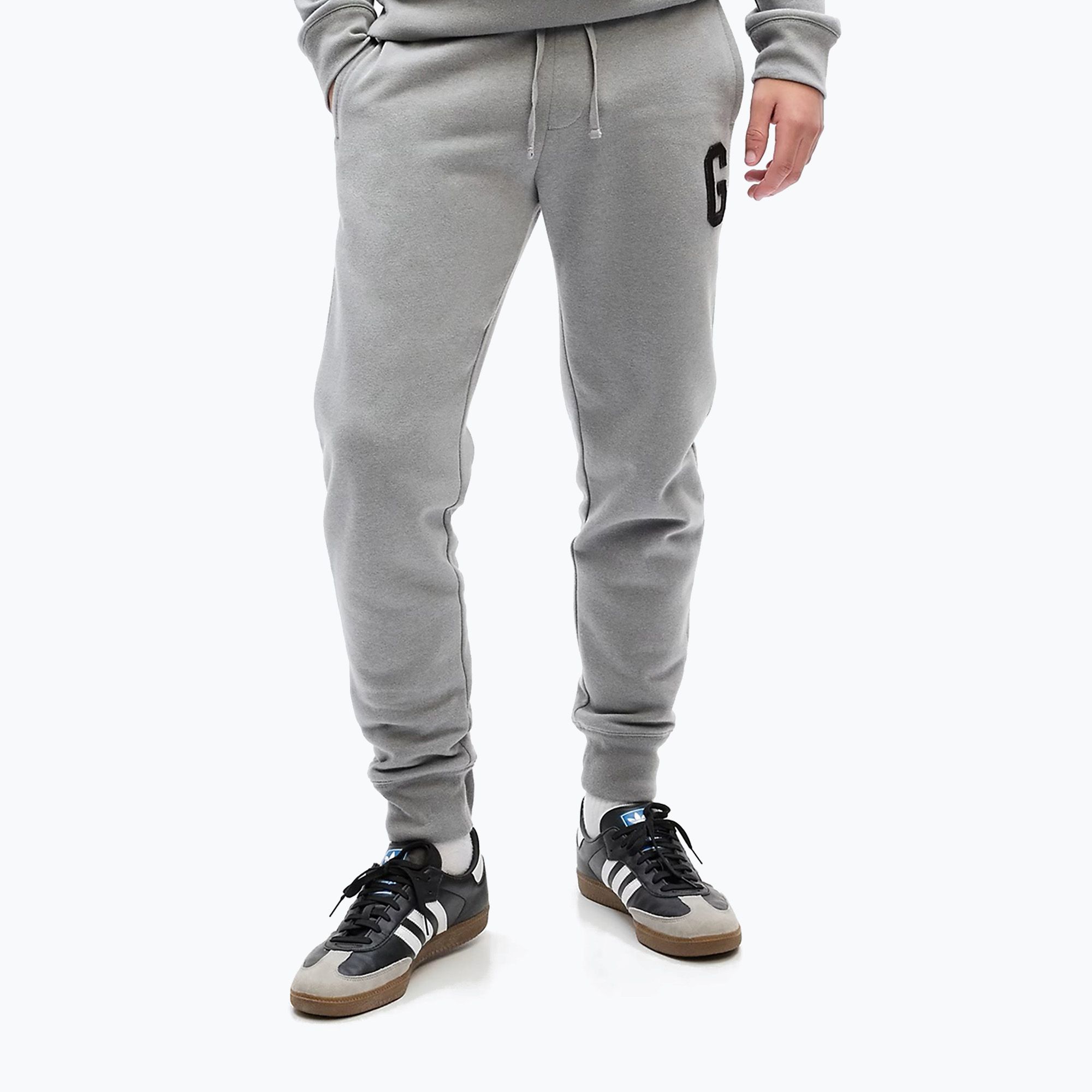 Spodnie męskie GAP 1969 Logo Jogger pilot grey 