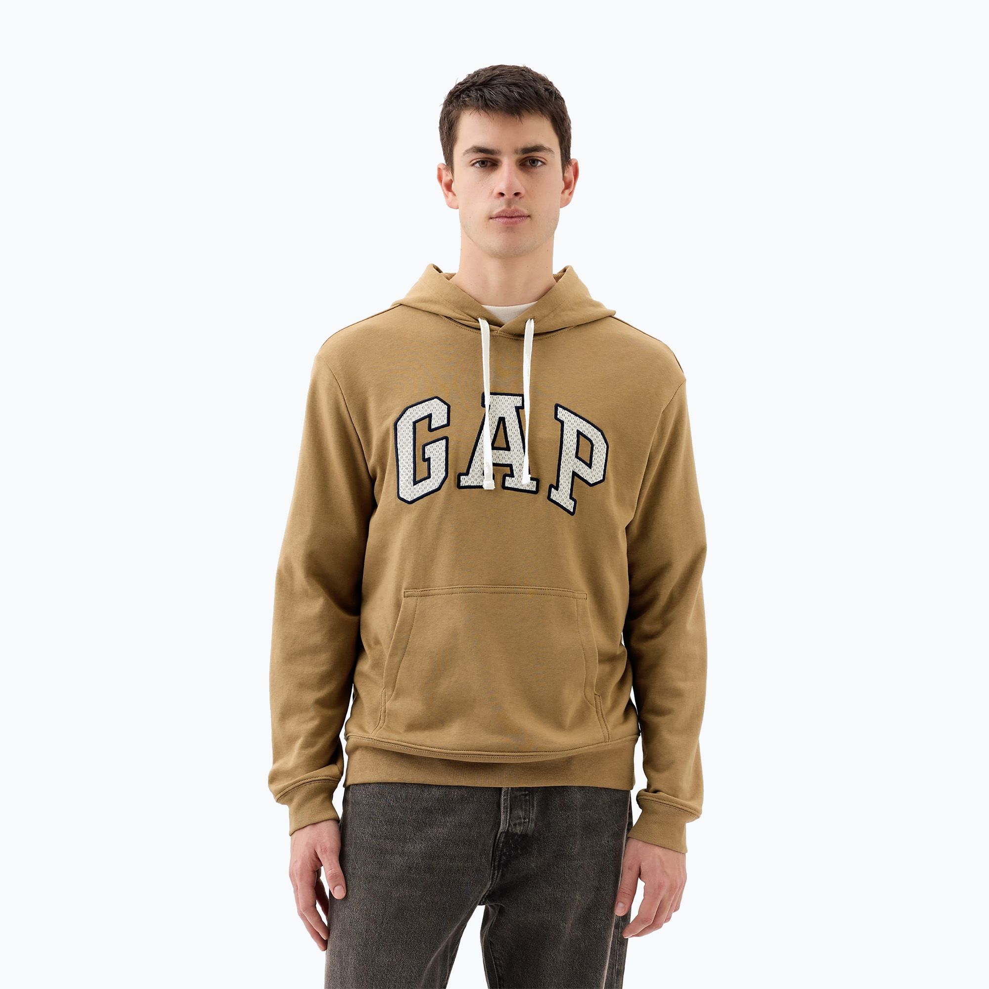 Bluza męska GAP Heritage Crewneck Logo perfect khaki 