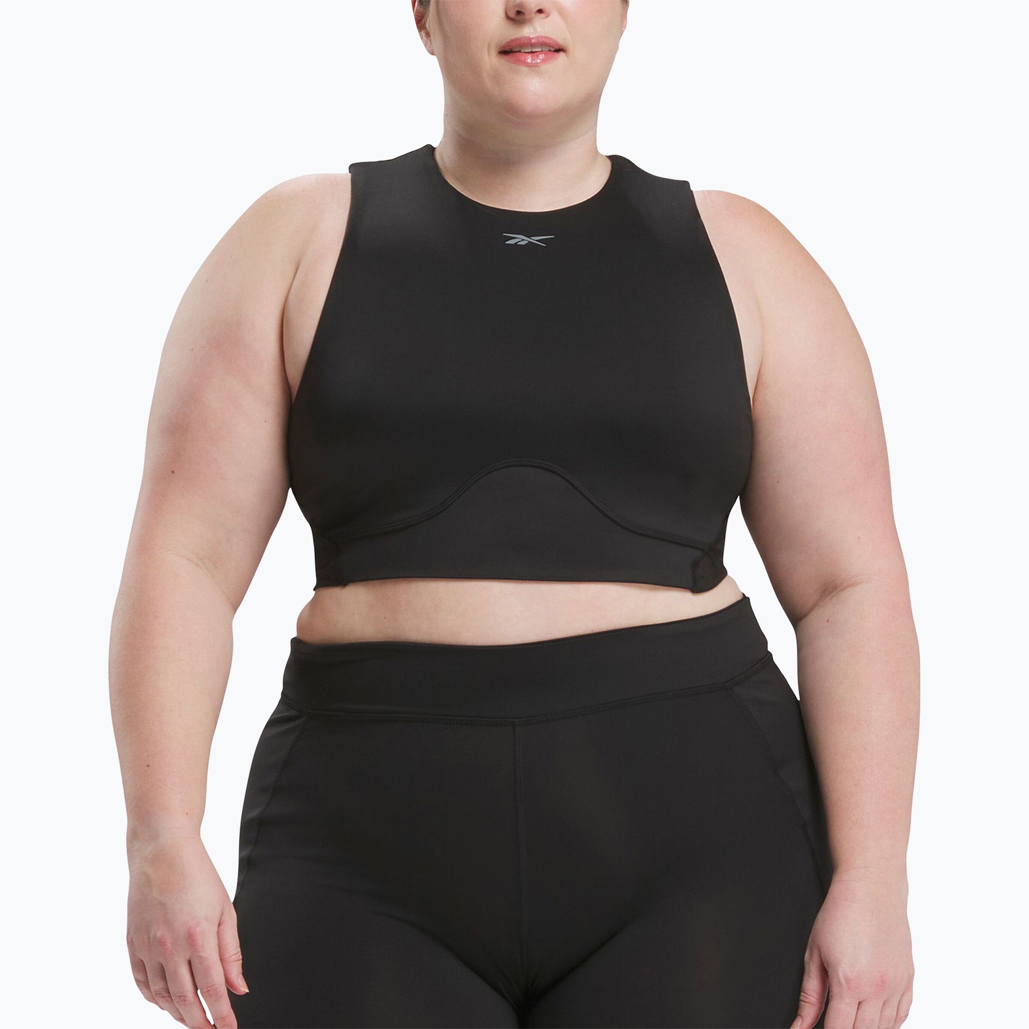 Top treningowy damski Reebok Lux Contour Crop In black 