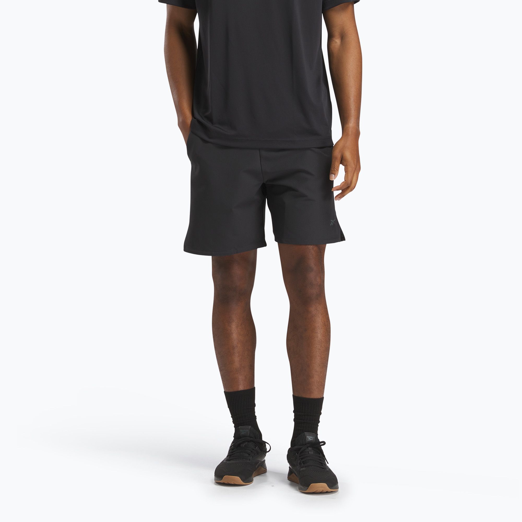 Spodenki treningowe męskie Reebok Athlete Strenght black 