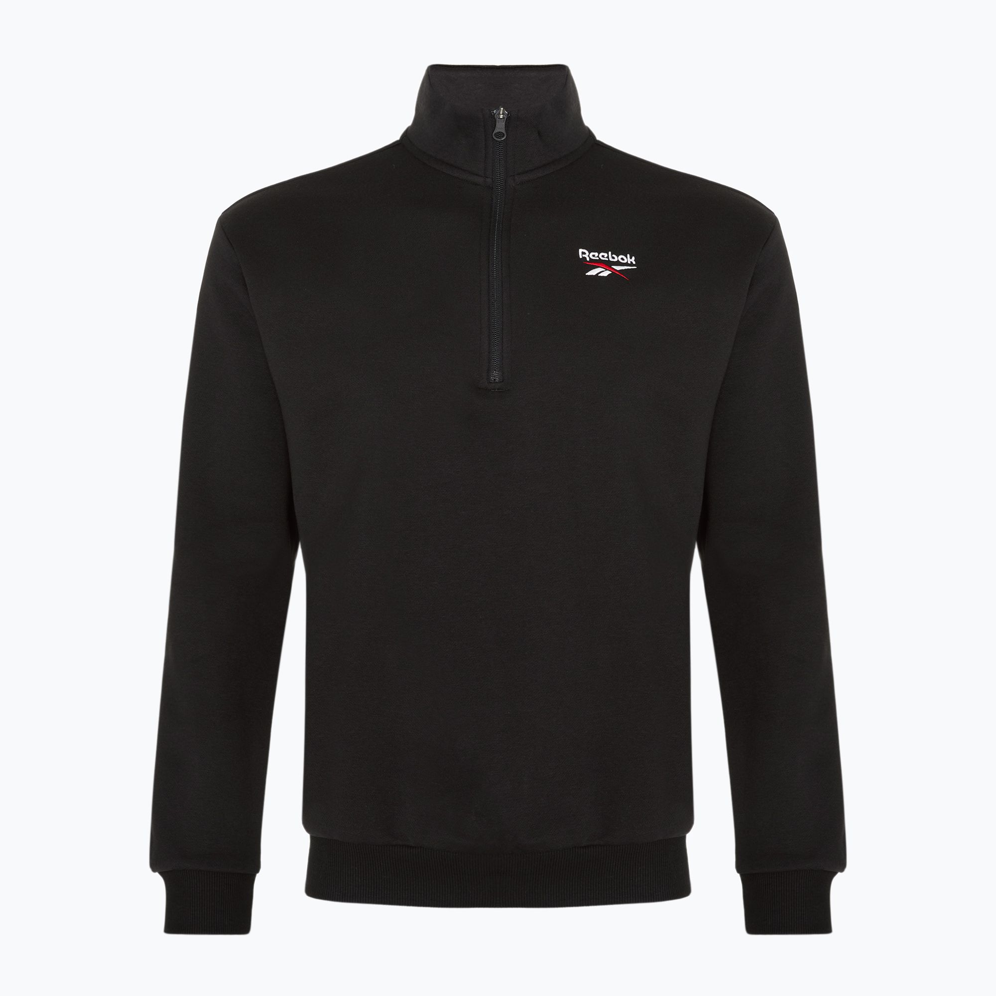 Bluza treningowa męska Reebok Identity Fleece 1/4 Zip black/white/vector red 
