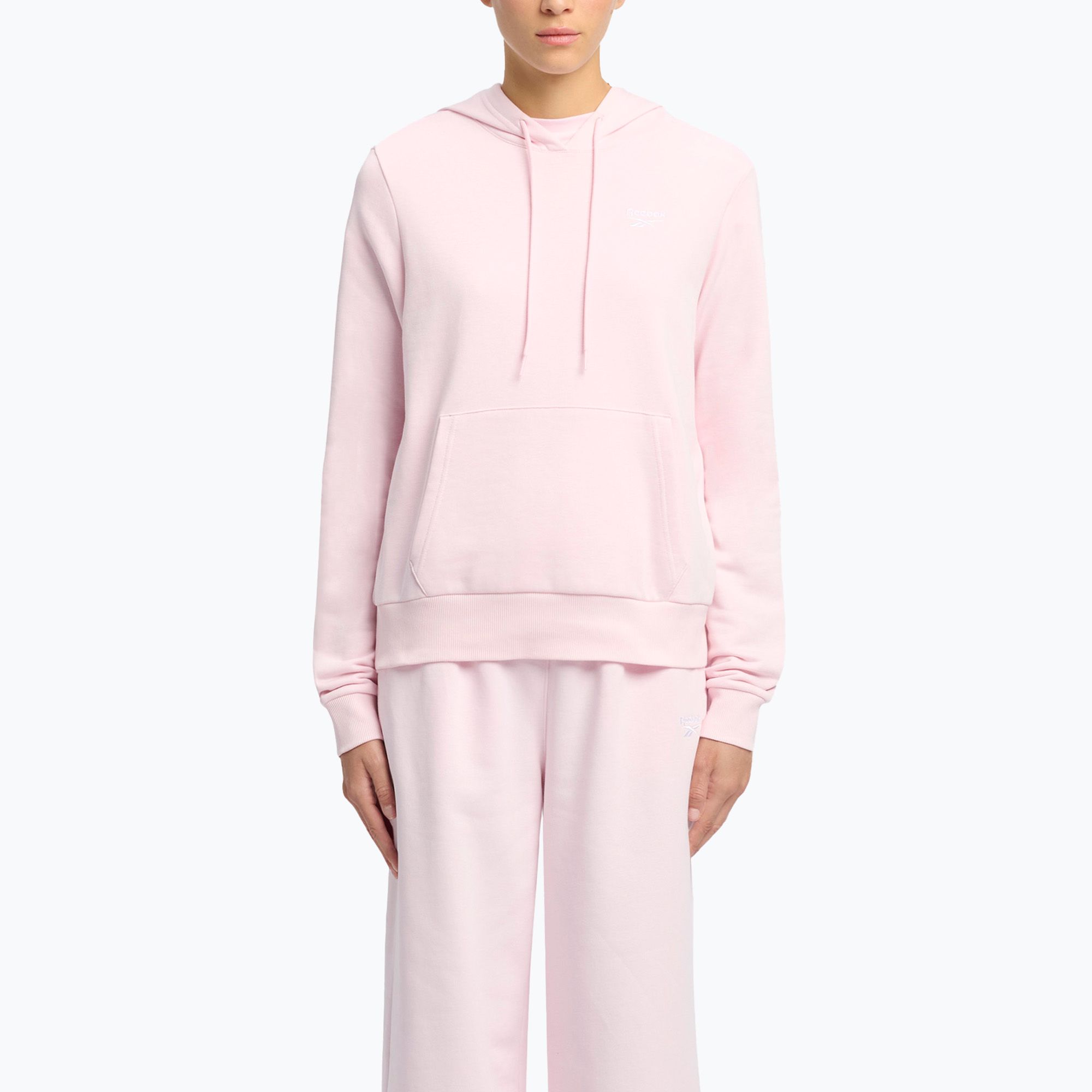Bluza damska Reebok Identity Small Logo French Terry Hoodie frosted berry 