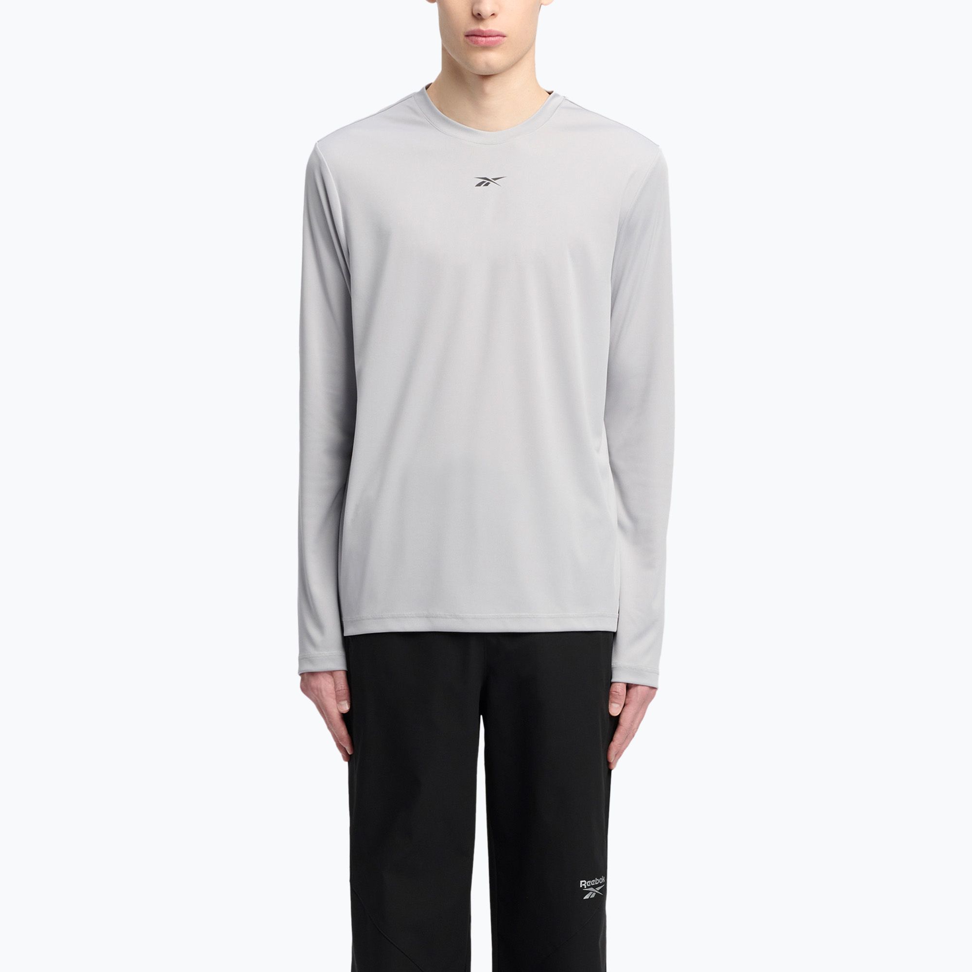 Longsleeve męski Reebok Id Train Tech Tee leisure grey 